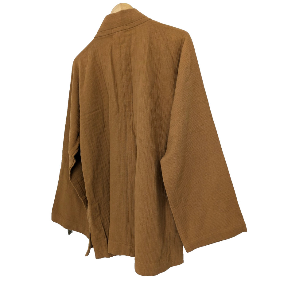 Taoist Monk 2 Piece Winter Pajamas Brown XL Tai Chi Meditation  Suit - Picture 10 of 14